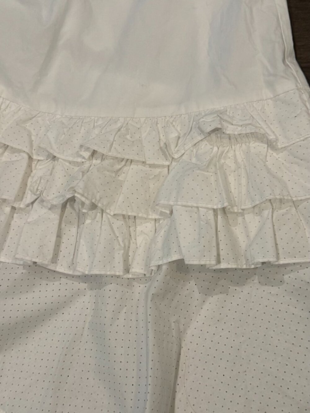 rose & Poetry Fannie High-Low Hi Asymmetrical tiered Ruffled Skirt Small S - Picture 14 of 16